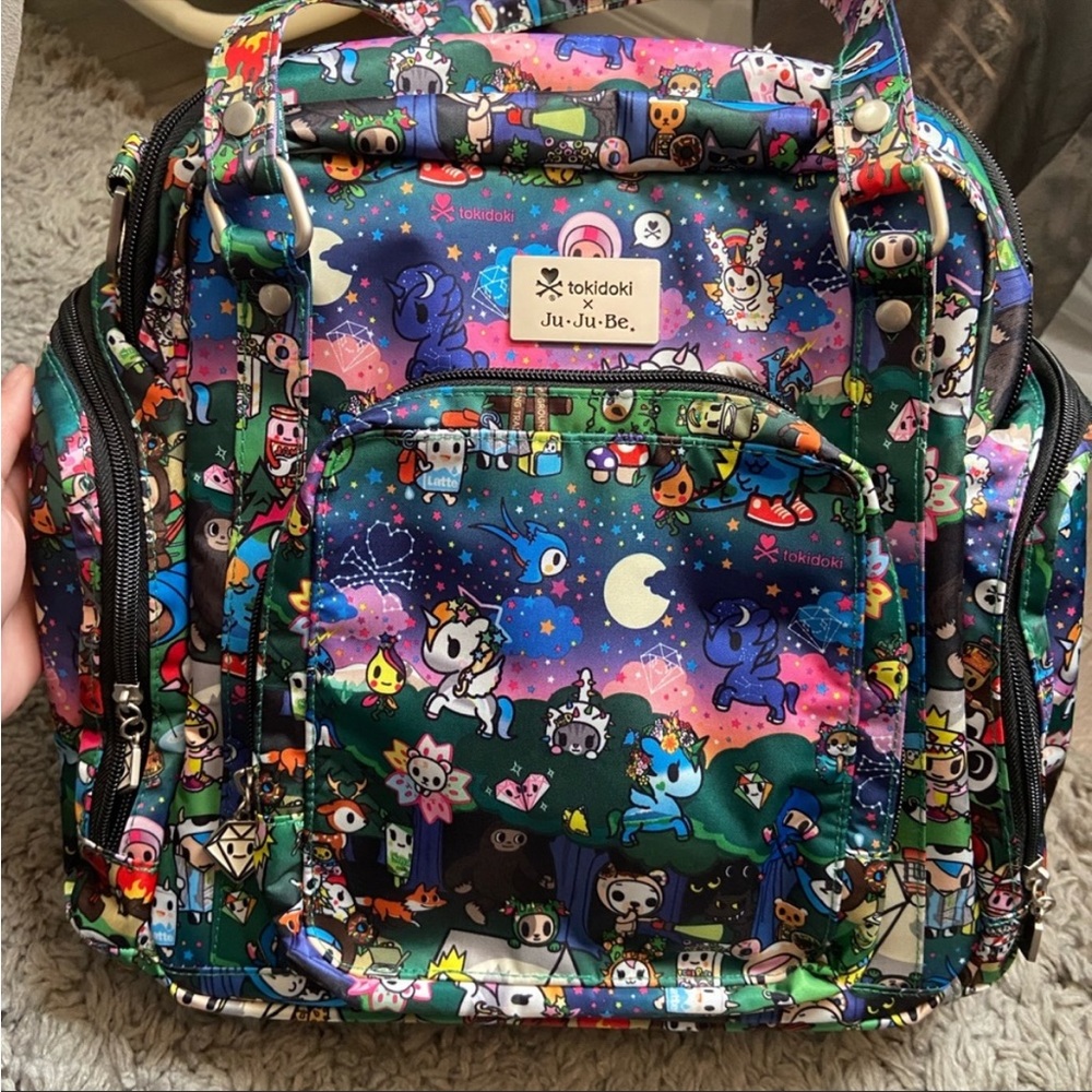Camp Toki doki jujube breast pump diaper bag be prepared